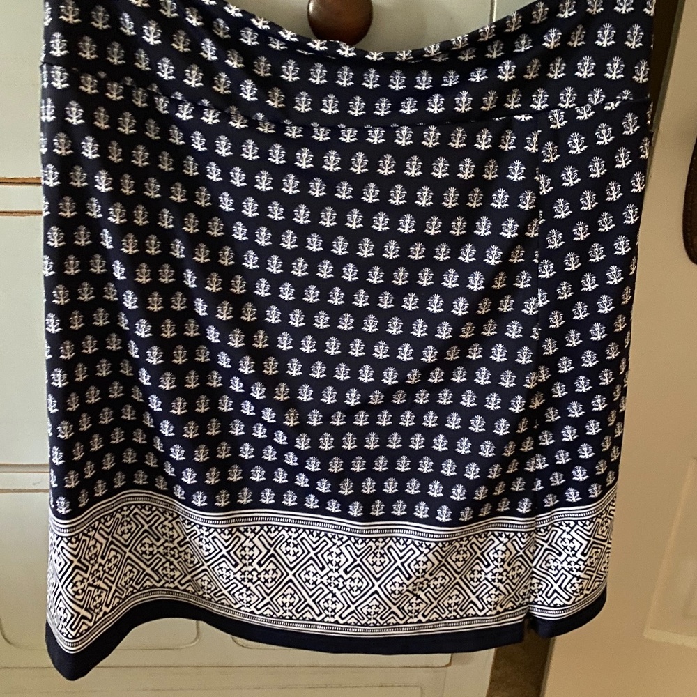 Jude Connally Skort, Navy and White, Size Small